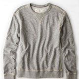 Grey Heather AEO Vintage Crew Sweatshirt