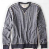 Blue Heather AEO Vintage Crew Sweatshirt