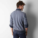 Blue Heather AEO Vintage Crew Sweatshirt